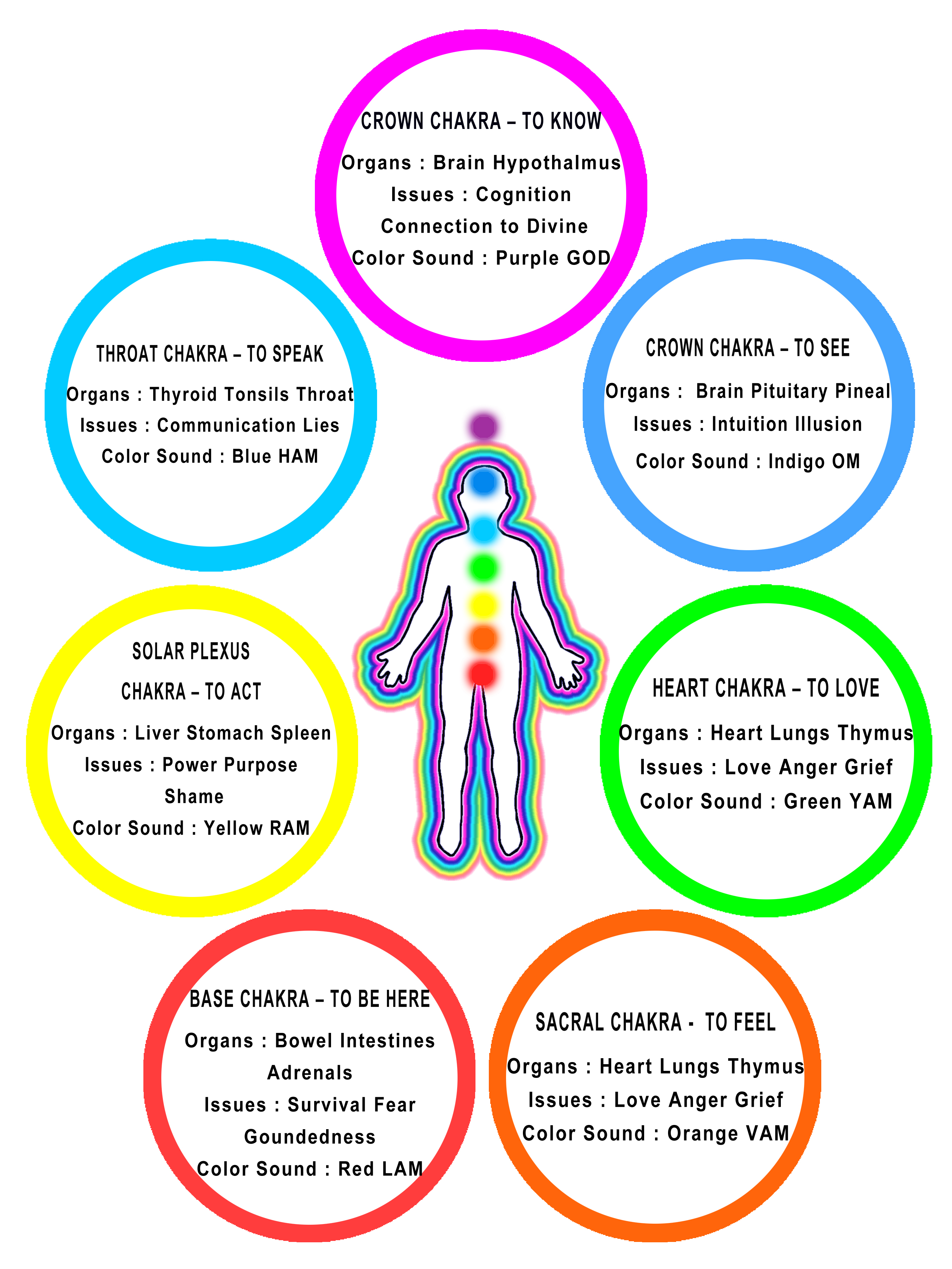 The Chakras Their Functions GOSTICA