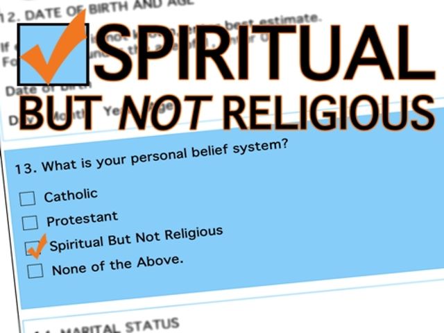 Spiritual but not Religious