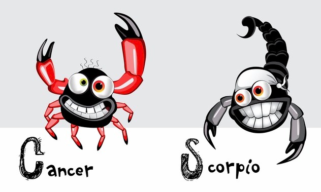 Cancer and Scorpio