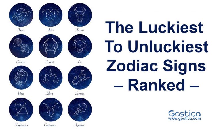 The Luckiest To Unluckiest Zodiac Signs – Ranked – GOSTICA