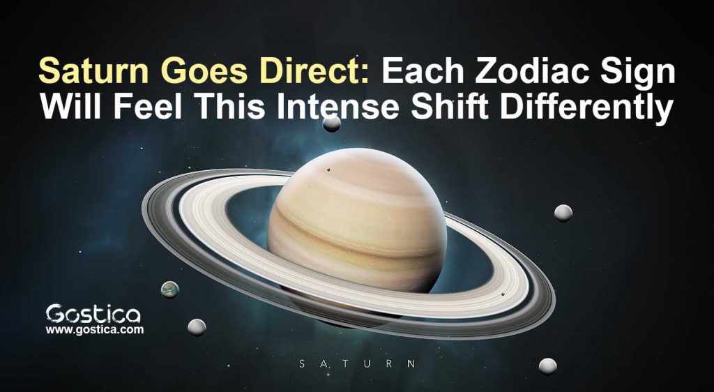 Saturn Goes Direct Each Zodiac Sign Will Feel This Intense Shift Differently • GOSTICA
