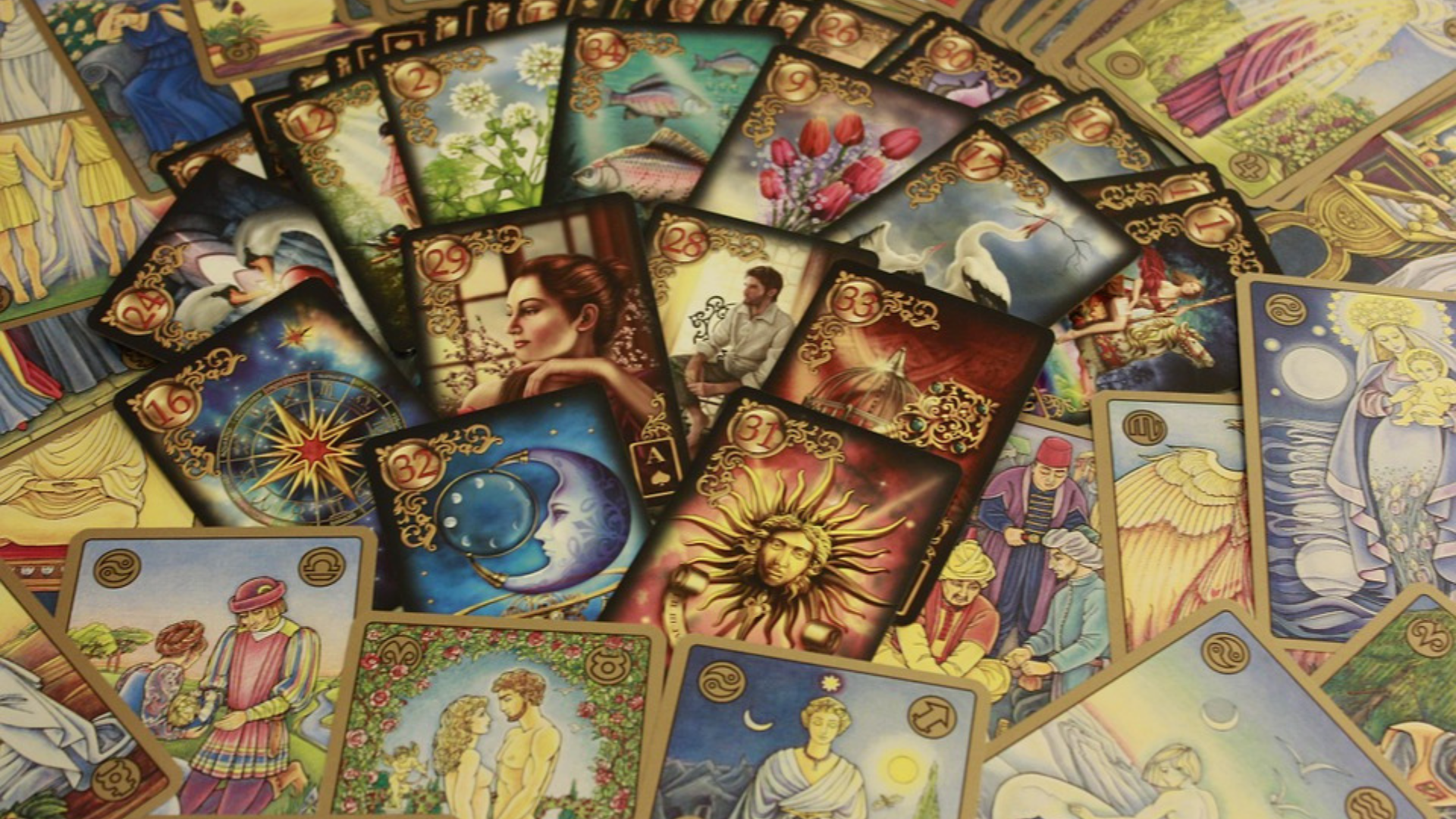 tarot cards, oracle cards
