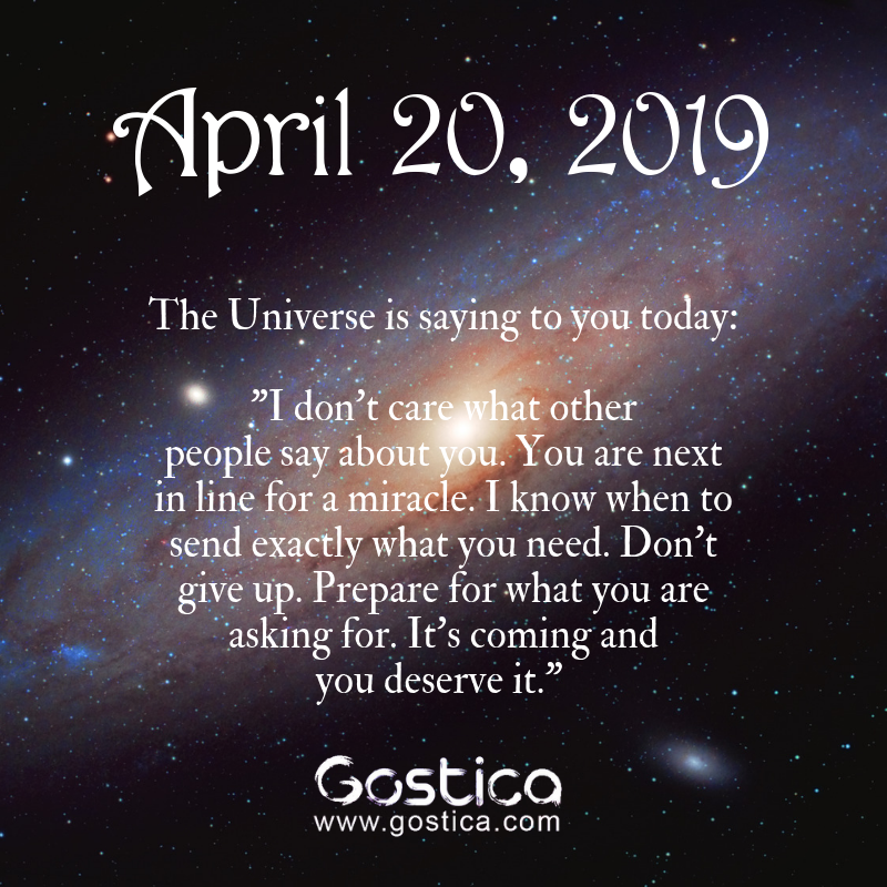 message from the universe