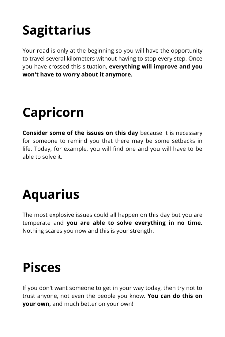daily horoscope
